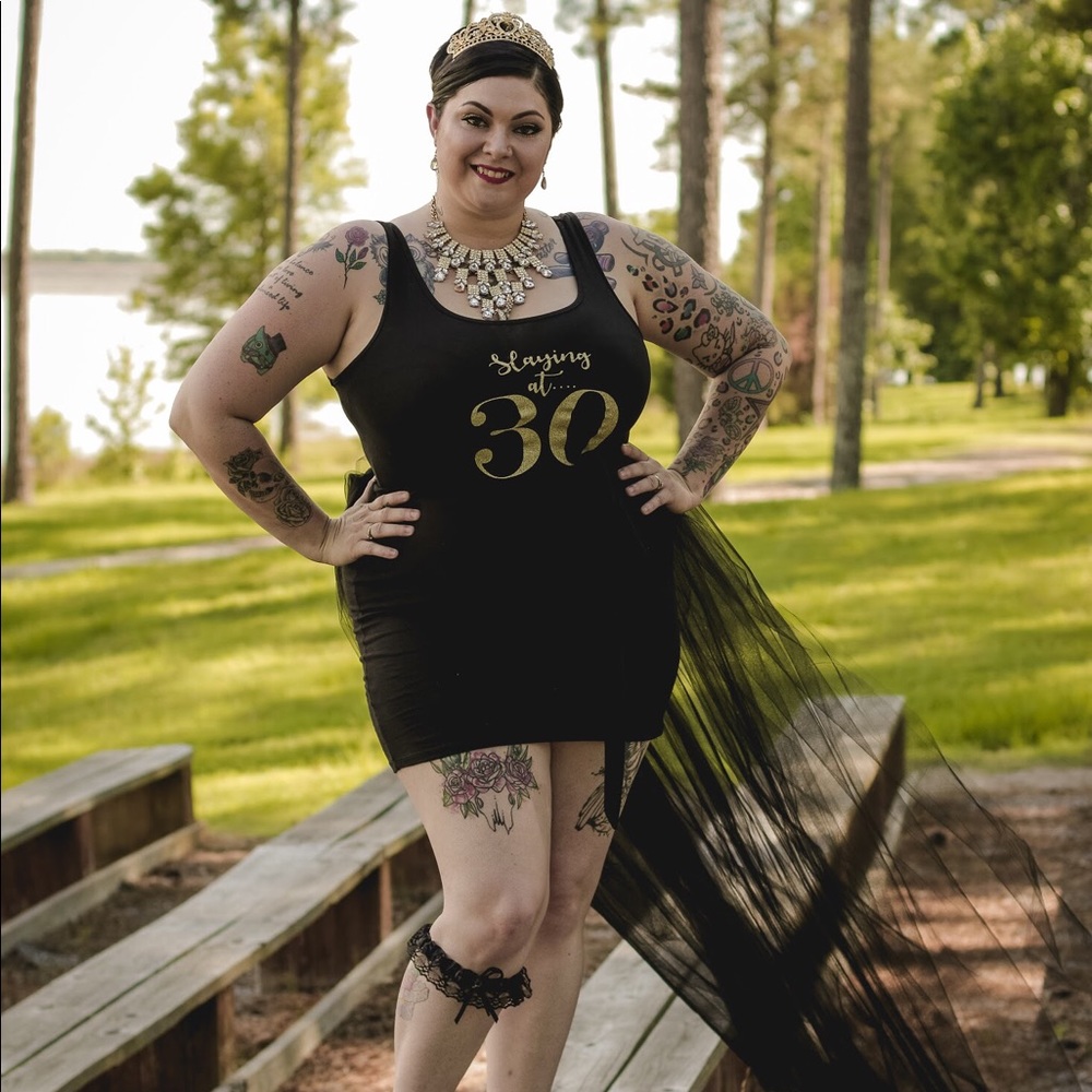 Slaying at 30 tunic dress